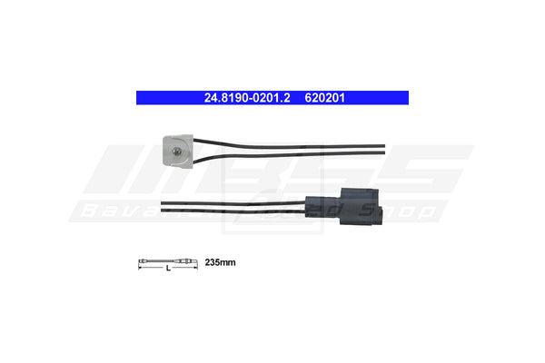 ATE Front Caliper Brake Pad Wear Sensor for E30 - 34359058889