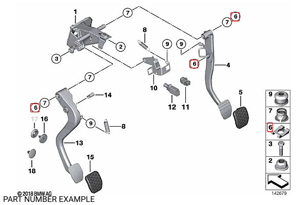 Genuine BMW Self Locking Circlip – 07129904567