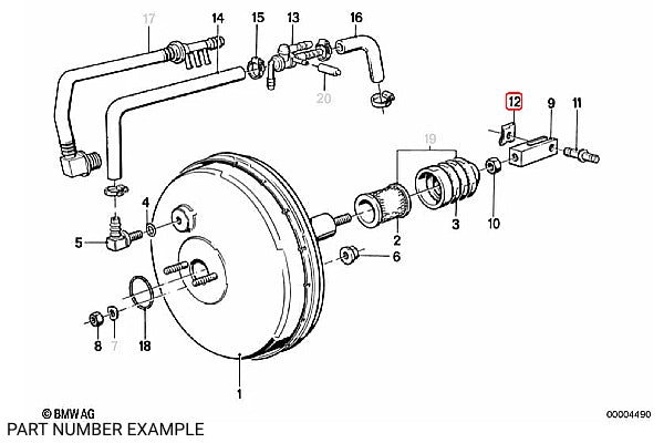 Genuine BMW Clamp – 34331120538