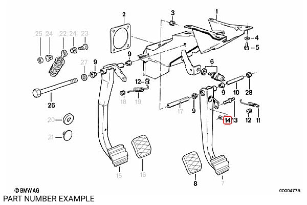 Genuine BMW Clamp – 34331120538