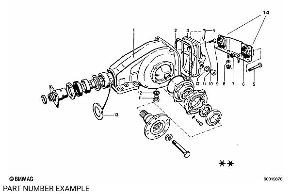 Genuine BMW Differential Gasket for E10 E21 - 33113604117