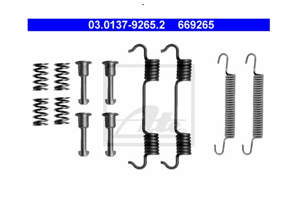 Handbrake Shoe Spring Set for Rear Brakes – 34410410823