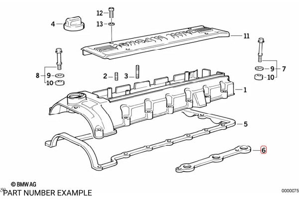 Genuine BMW Spark Plug Gasket for S50B32 – 11121402637