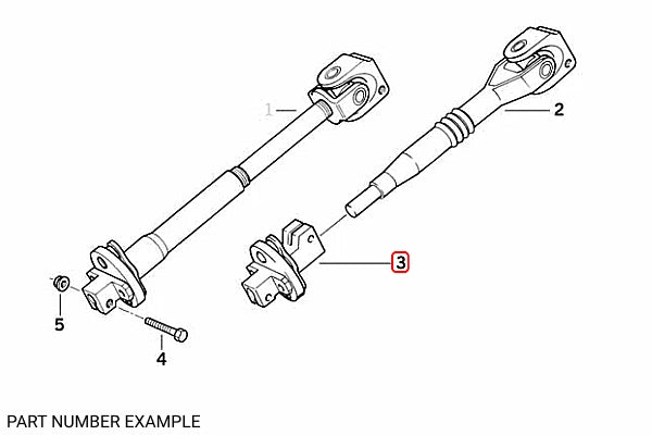 Genuine BMW Steering Shaft Universal Joint for E36 – 32311092949