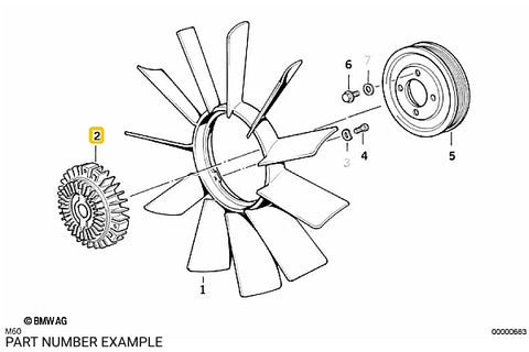Radiator Fan Clutch - 11527505302