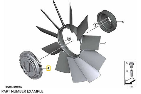 Radiator Fan Clutch - 11527505302
