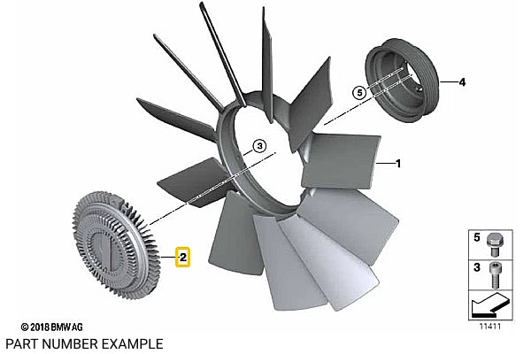 Radiator Fan Clutch - 11527505302