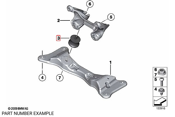 BMW Gearbox Mounts - 22316799330