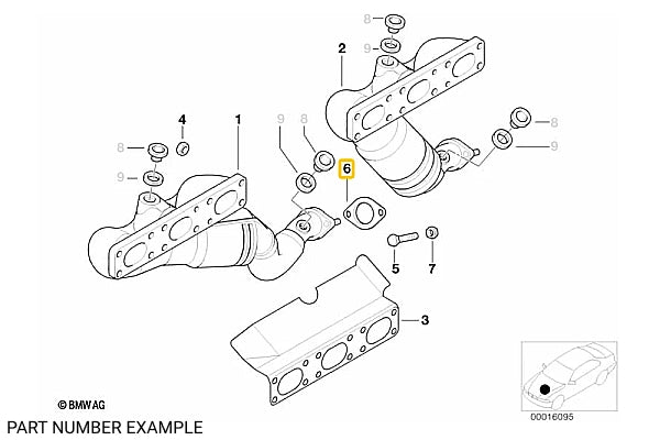 BMW Elring Exhaust Manifold Gasket – 18107502346