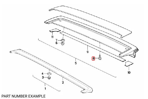 Genuine BMW Hex Bolt (M5x10) - 07119904442