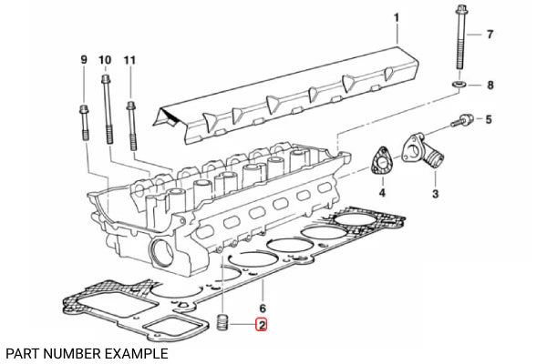 Genuine BMW Non-Return Cylinder Head Check Valve - 11121735180