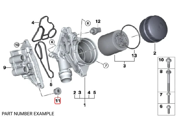 Genuine BMW Screw Plug - 11617568552