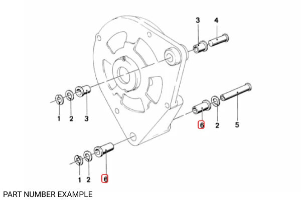 Genuine BMW Bush for Alternator - 12311268433 / 12311268447