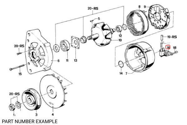 Genuine BMW Voltage Regulator - 12311726022