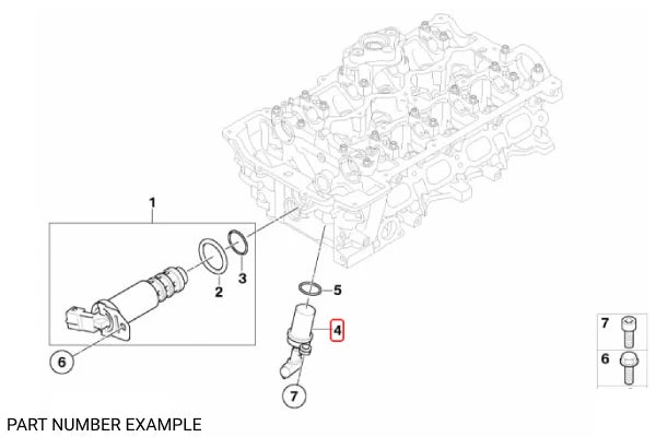 Genuine BMW Camshaft Sensor Inlet Exhaust - 13627525014