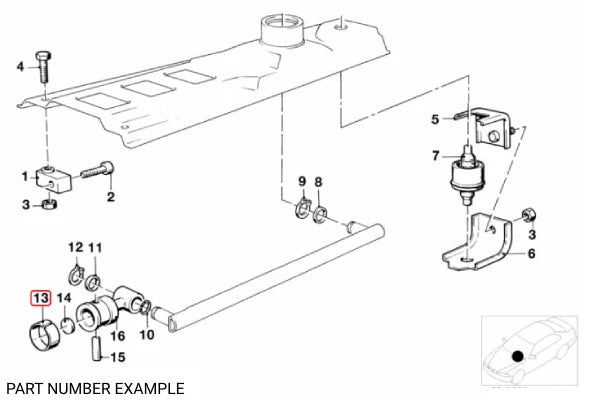 Genuine BMW Gearshift Tension Bush - 25111203682
