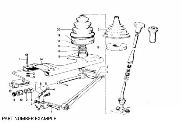 Genuine BMW Shift Tower Mounts - 25111208580