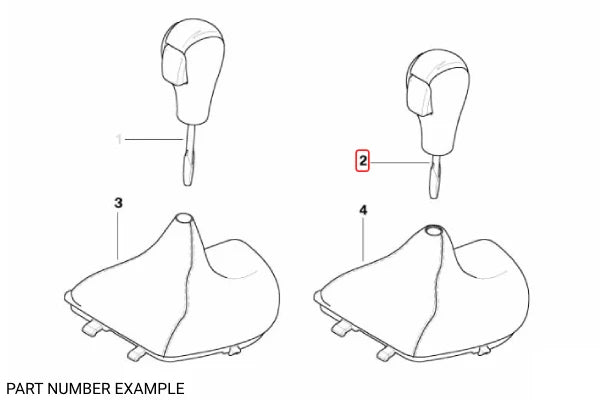 Genuine BMW Automatic Shifter Knob - 25167570652