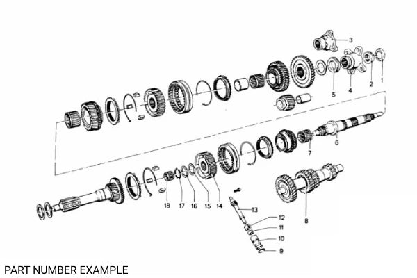 Genuine BMW Output Shaft Nut - 33121200258