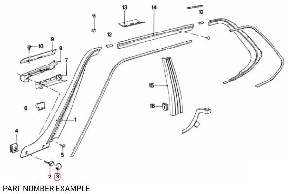 Genuine BMW Cover Plug for External Trim - 51131854893