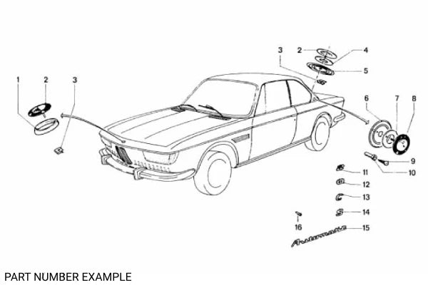 Genuine BMW Badge - 51141828851
