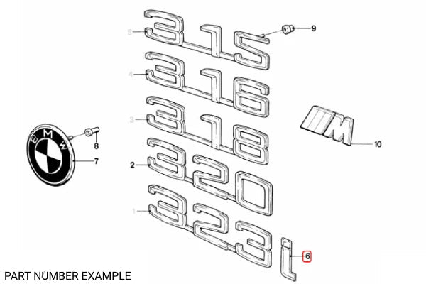 Genuine BMW 'i' Emblem - 51141916137