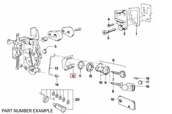 Genuine BMW Trim Clamp - 51211838035