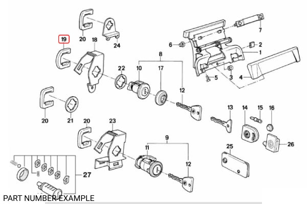 Genuine BMW Clamp - 51211913969