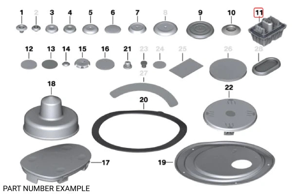 Genuine BMW Jack Pads - 51717169981