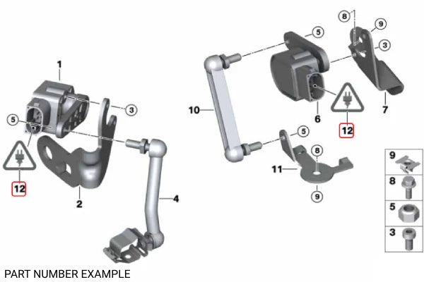 Genuine BMW Universal Socket Housing - 61138383300