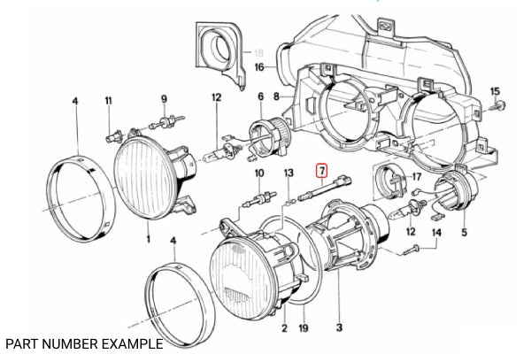 Genuine BMW Parker Bulb Socket - 63121385603