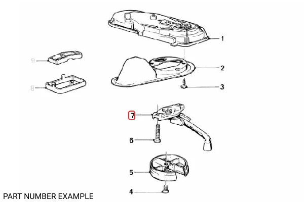 Sunroof Crank Handle – 54121859594