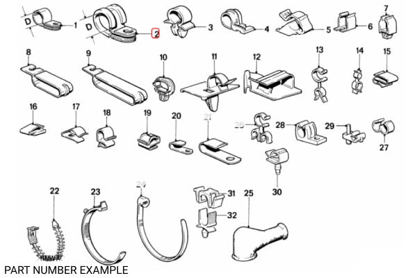 Genuine Clamp D=10/6.4 - 12141305028