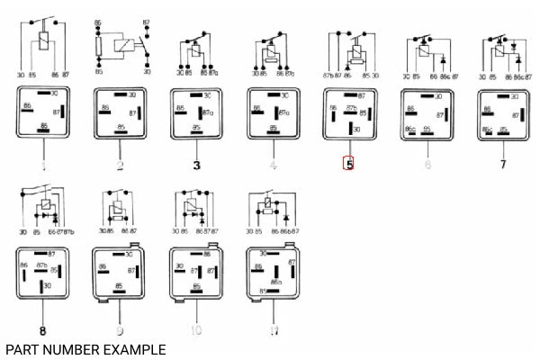 Fuel Injection Diode Relay - 12631710726