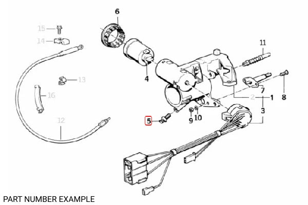 Fracture Bolt for Steering Lock – 32311154176