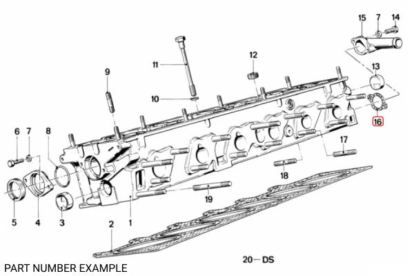 Genuine Gasket Water Outlet M20 - 11121726721