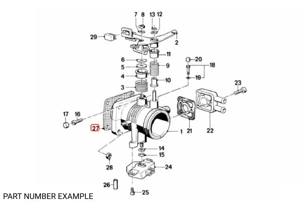 Genuine BMW Throttle Body Gasket – 13541289576