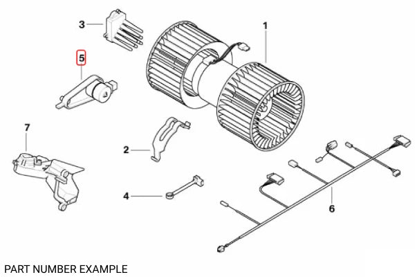Genuine BMW Actuator – 64116934825