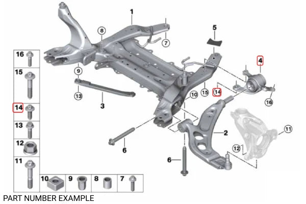 Genuine BMW Asa Screw Self-Threading - 33306857402