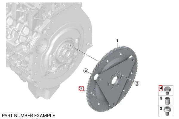 Genuine BMW Auto Trans Torque Converter Bolt – 24407561393