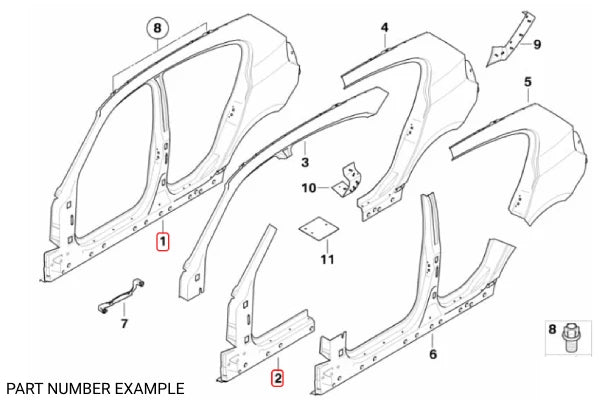 Genuine BMW 25mm Blind Plug - 51717175886