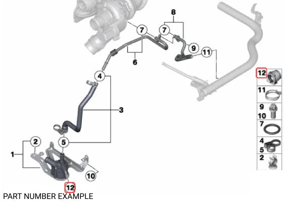 Genuine BMW Water Pump Blind Plug – 11531439134