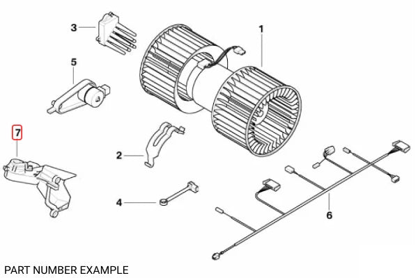 Genuine BMW Bracket For Control Motor – 64116979467