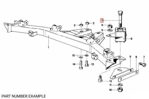 Genuine BMW Rear Axle Bushing Pin – 33323628167