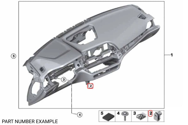 Genuine BMW C-Clip Sheet Metal Nut - 07149319414