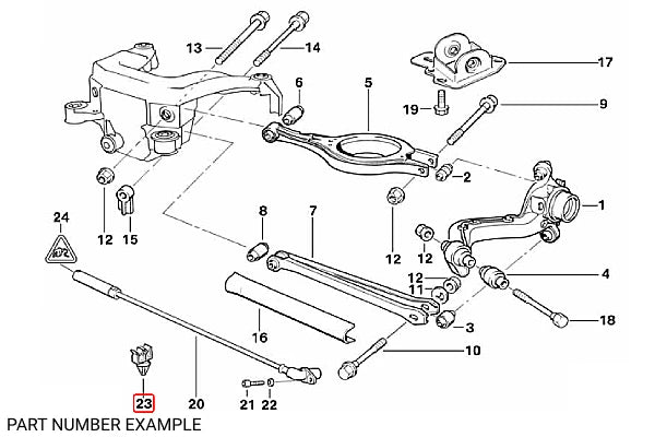Genuine BMW Bowden / Sensor Cable Holder – 33181181218