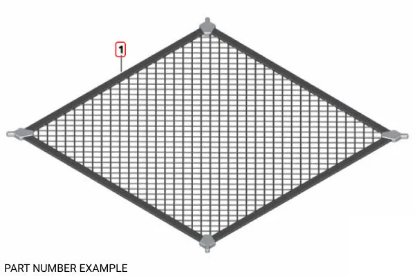 Genuine BMW Cargo Net for Trunk Floor - 51479410838