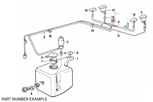 Genuine BMW Check Valve / T-Connector – 61661374978
