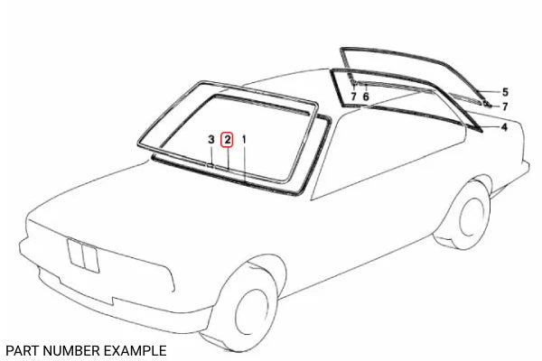 Genuine BMW Chrome Windshield Lockstrip – 51311884402