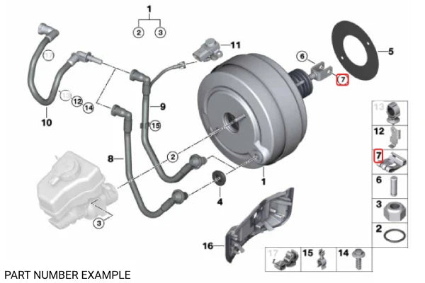 Genuine BMW Self Locking Circlip – 07129904567